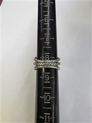 James Avery Twisted Wire Blue Topaz Gemstone Ring – Sterling Silver